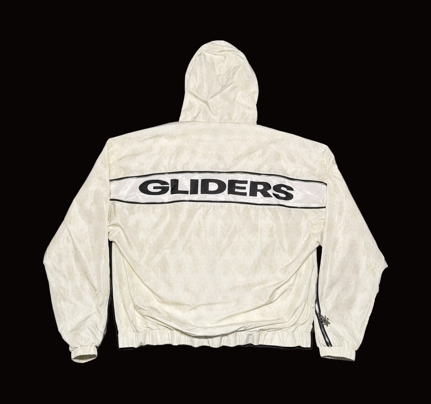 Cream Monogram Rain Jacket