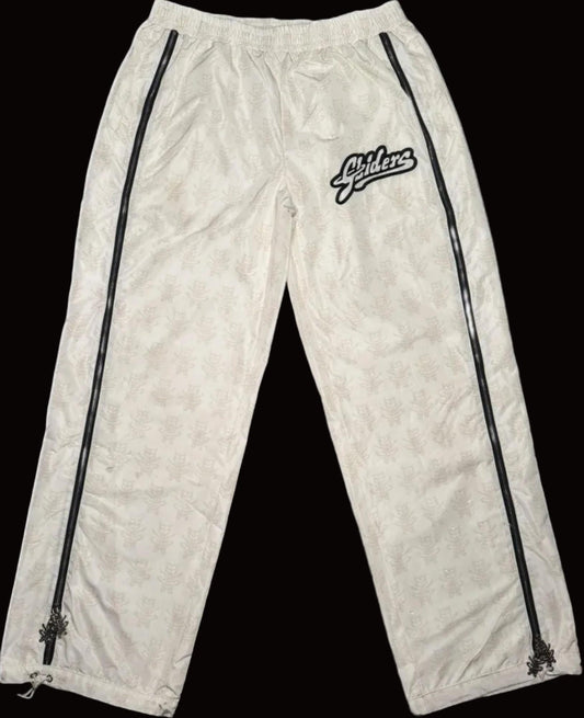 Cream Monogram Tracksuit Bottoms